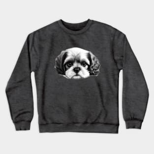 Shih Tzu Puppy Crewneck Sweatshirt